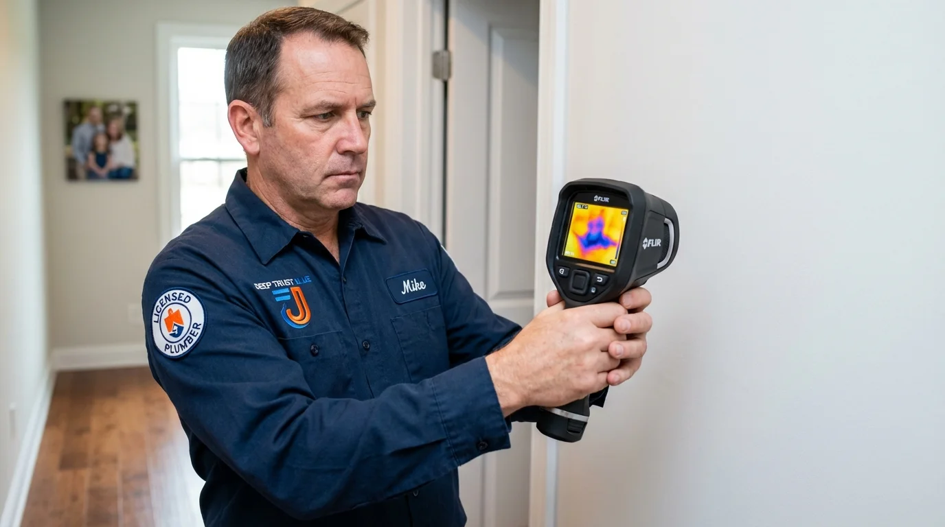Thermal imaging leak detection by Johns Plumbing LLC in Loma Linda